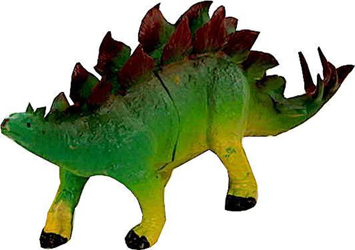speeldier stegosaurus junior 20 x 15 cm groen/geel