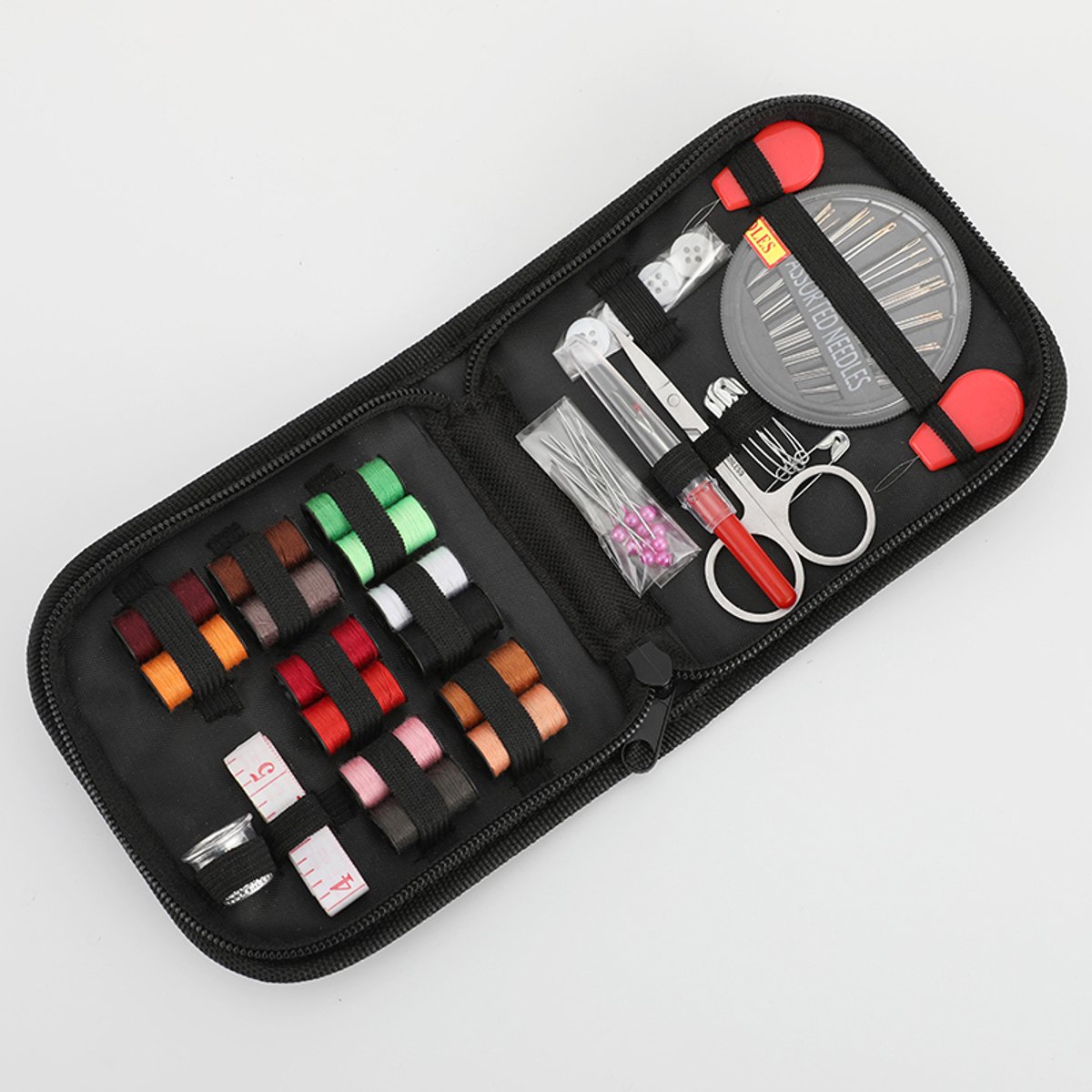 Jonyx - Naaiset - Naaibox - Reisset - 72-delig - Garen, naalden en naaiaccessoires - Compacte set