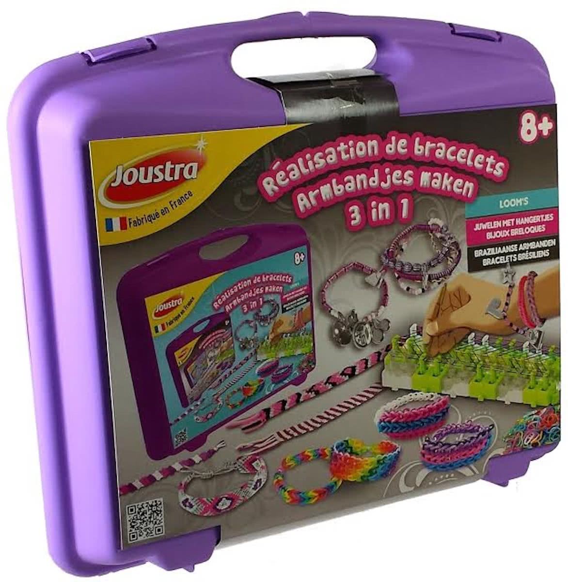 Joustra Loom armbandjes maken 3 in 1