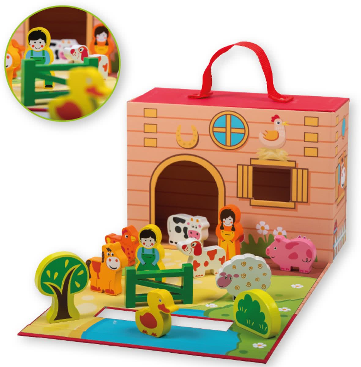 Jouéco - Vouwbare boerderij, 15 delig