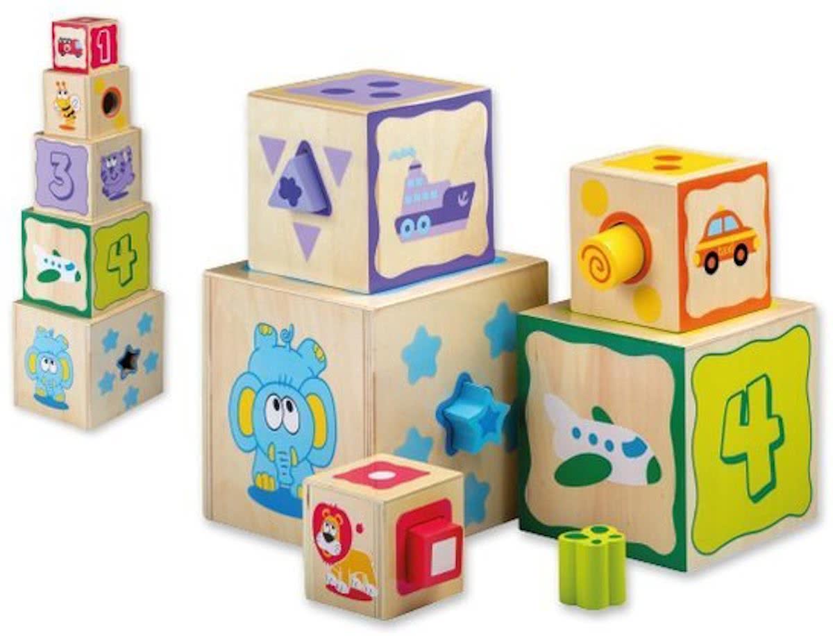 Jouéco Stapeltoren met Vormenstoof