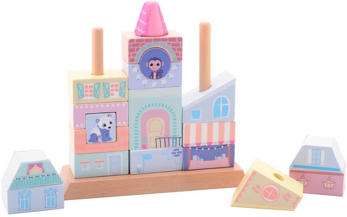 Jouéco® - Stapelhuisjes