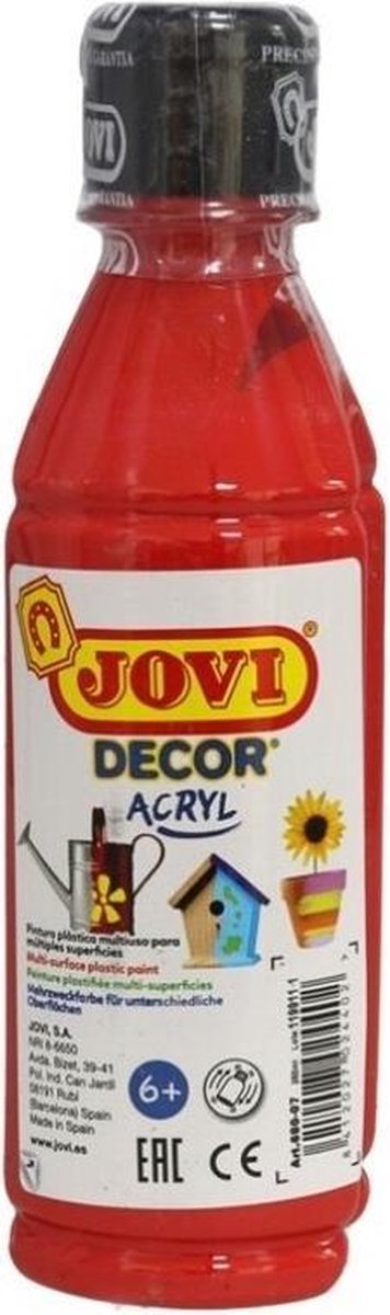   Acrylverf Decor 250 Ml Junior Acryl Rood