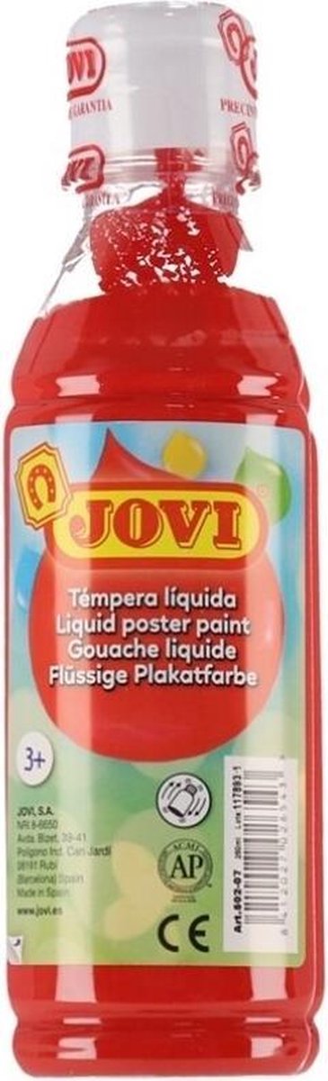   Plakkaatverf Junior 250 Ml Vermiljoen