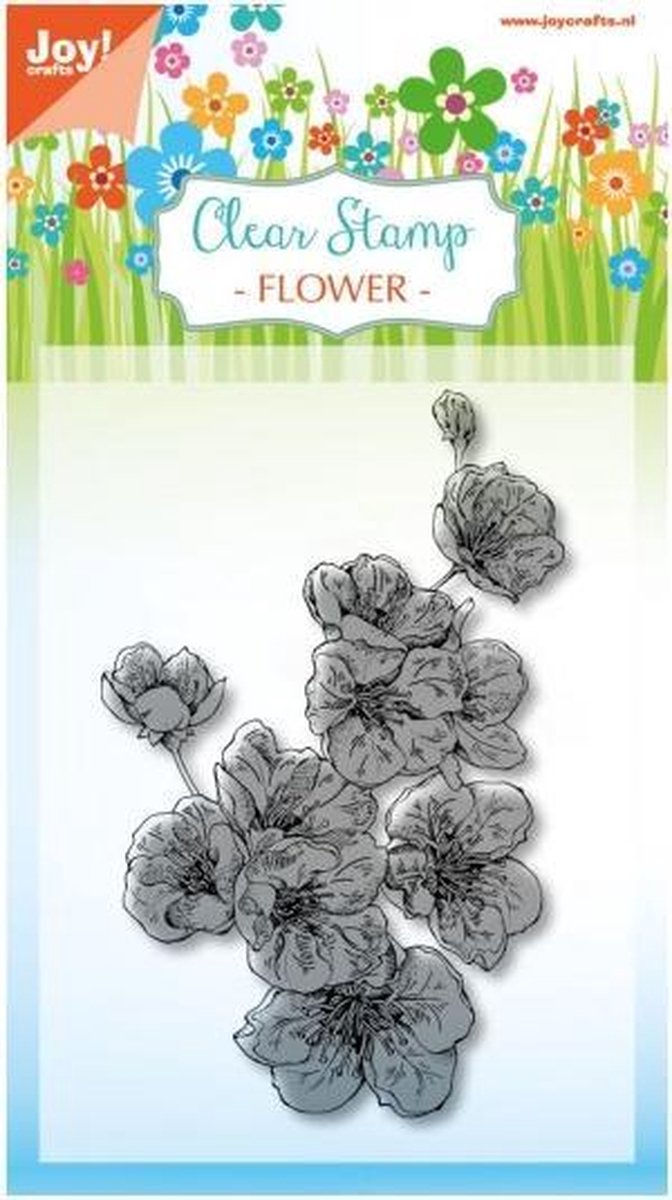 Joy!Crafts clear stempel dotterbloem 85x120mmJoy!Crafts clear stempel dotterbloem 85x120mm