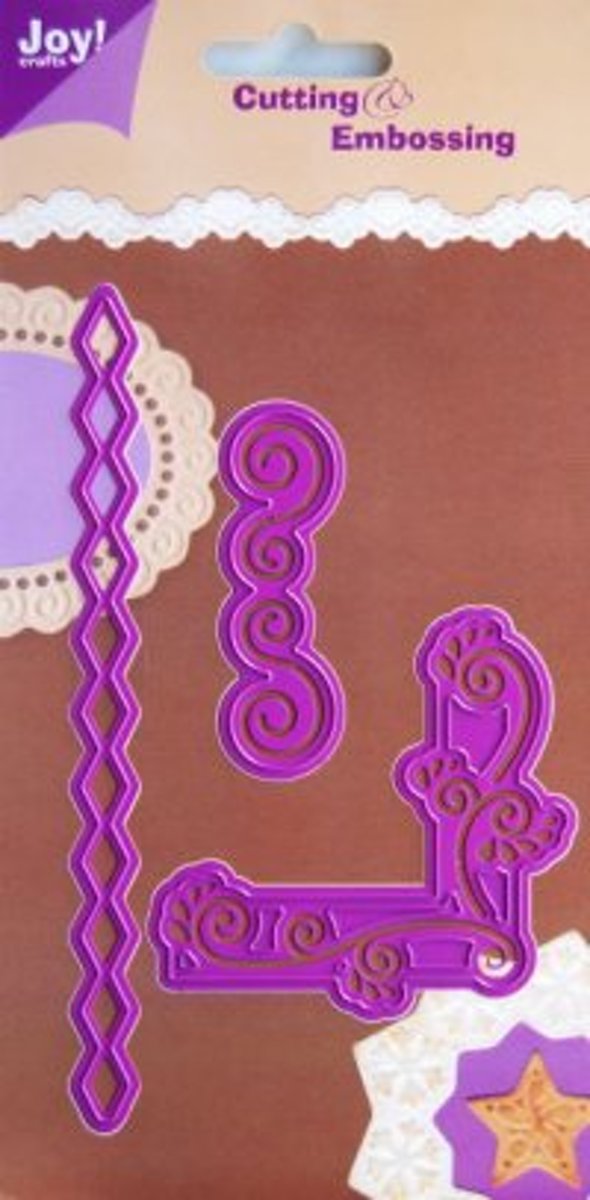 Snijmal en Embosmal - Assortiment hoek en randen - Joy Crafts - 6002/0013