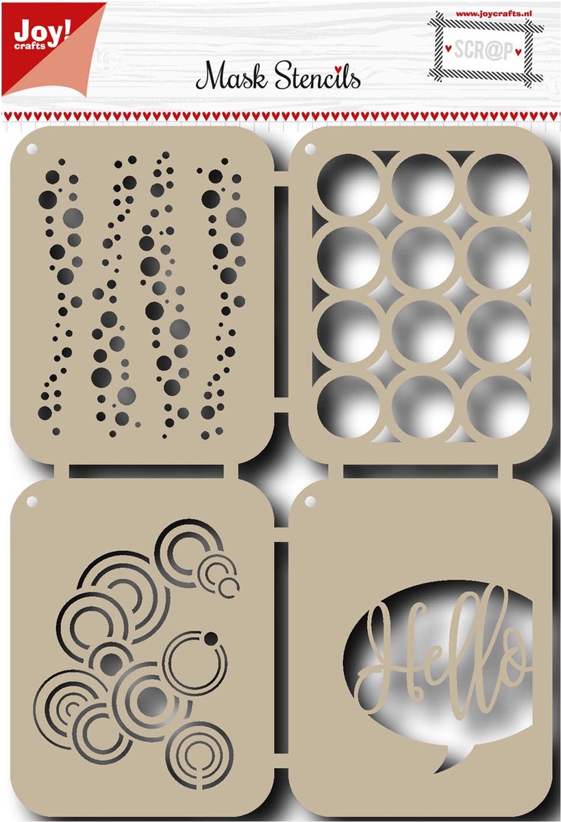 Joy!Crafts mask stencil bubbels 189x240mm