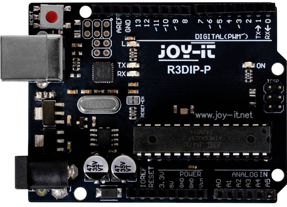Joy-it ARD_R3DIP-P Microcontroller Arduino -R3DIP PRECISION- (UNO kompatible)