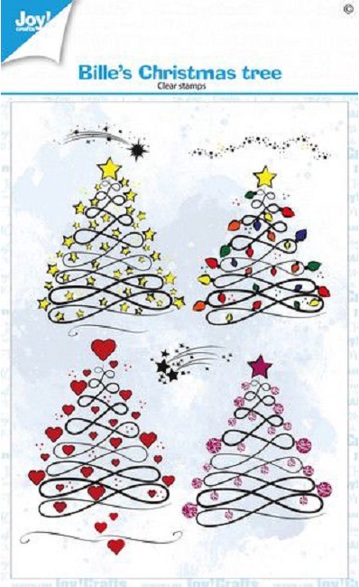 Joy! Crafts Clearstamp A6 - Clearstamps _ Billes Xmas Tree KreativDsein Design - Billes (08-23)