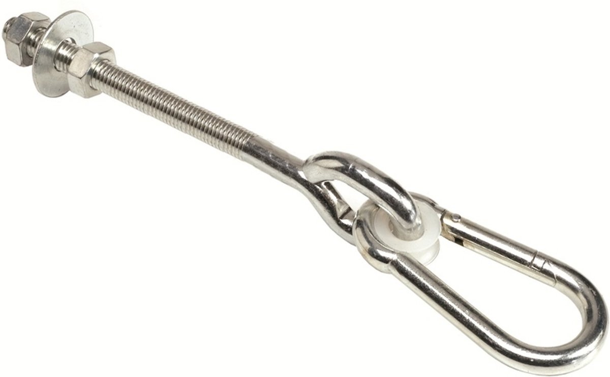   met karabijnhaak M10 (120mm)