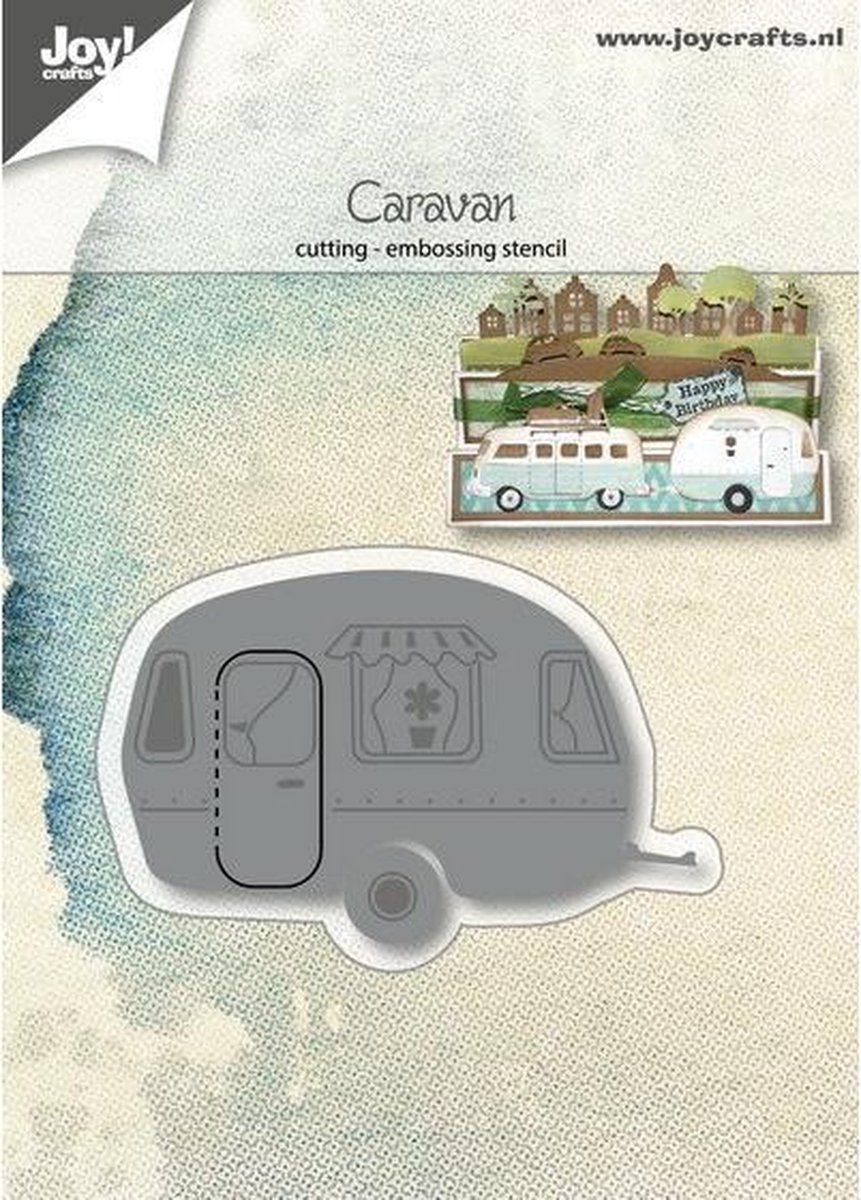 Joy!Crafts • Snij- embosstencil Caravan