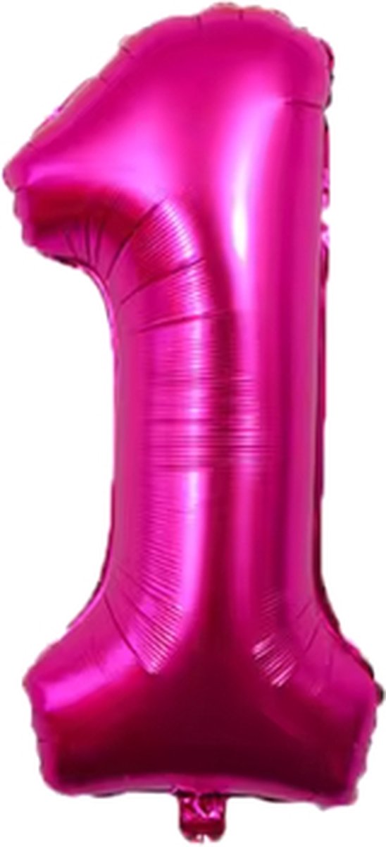 Jumadas - 1-jarige Folieballon - Roze - 41cm