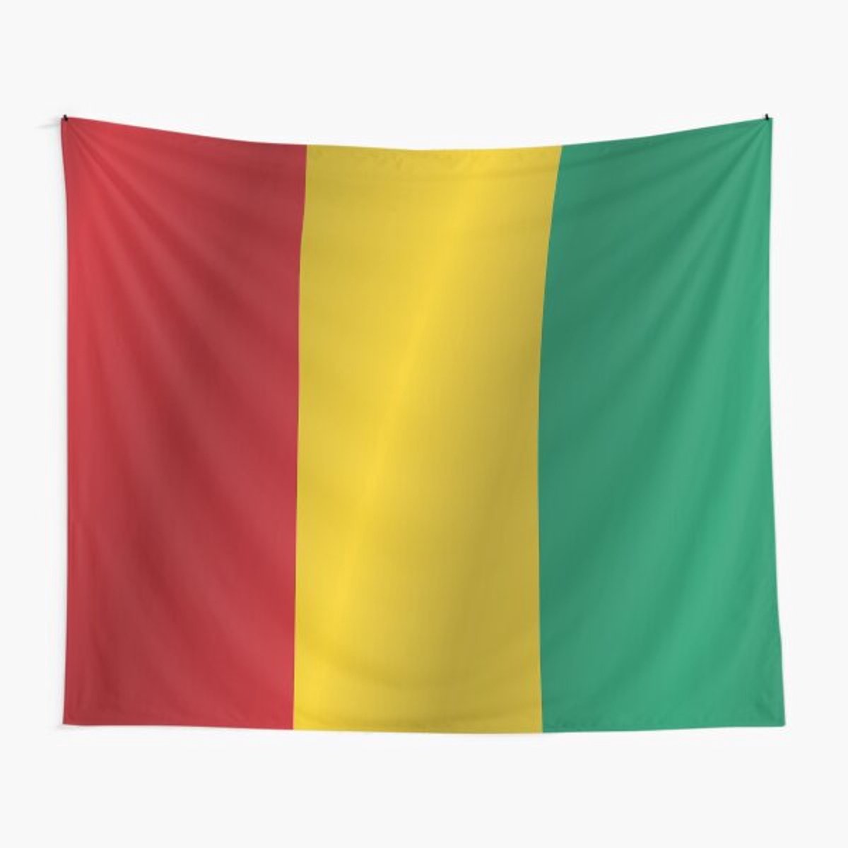 Jumadas - Vlag Guinea - Landenvlaggen - Rood/Geel/Groen - 90 x 150 cm