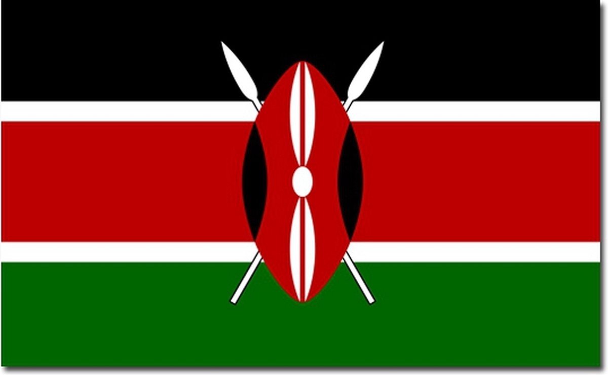Jumadas - Vlag Kenia 90 x 150 cm