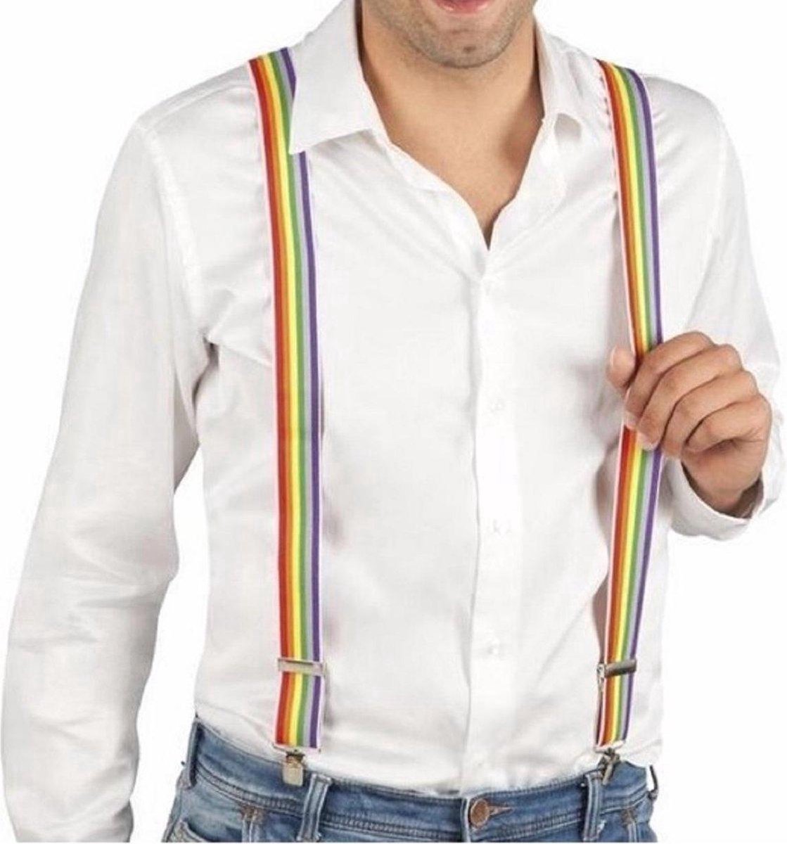 Jumadas Regenboog Bretels - lhbtiq - lgbtq PRIDE broekophouder