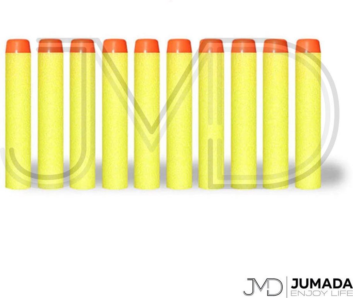 Universele Dartpijltjes voor NERF Blasters - Pijltjes - Darts - Bullets - 10 stuks - Geel