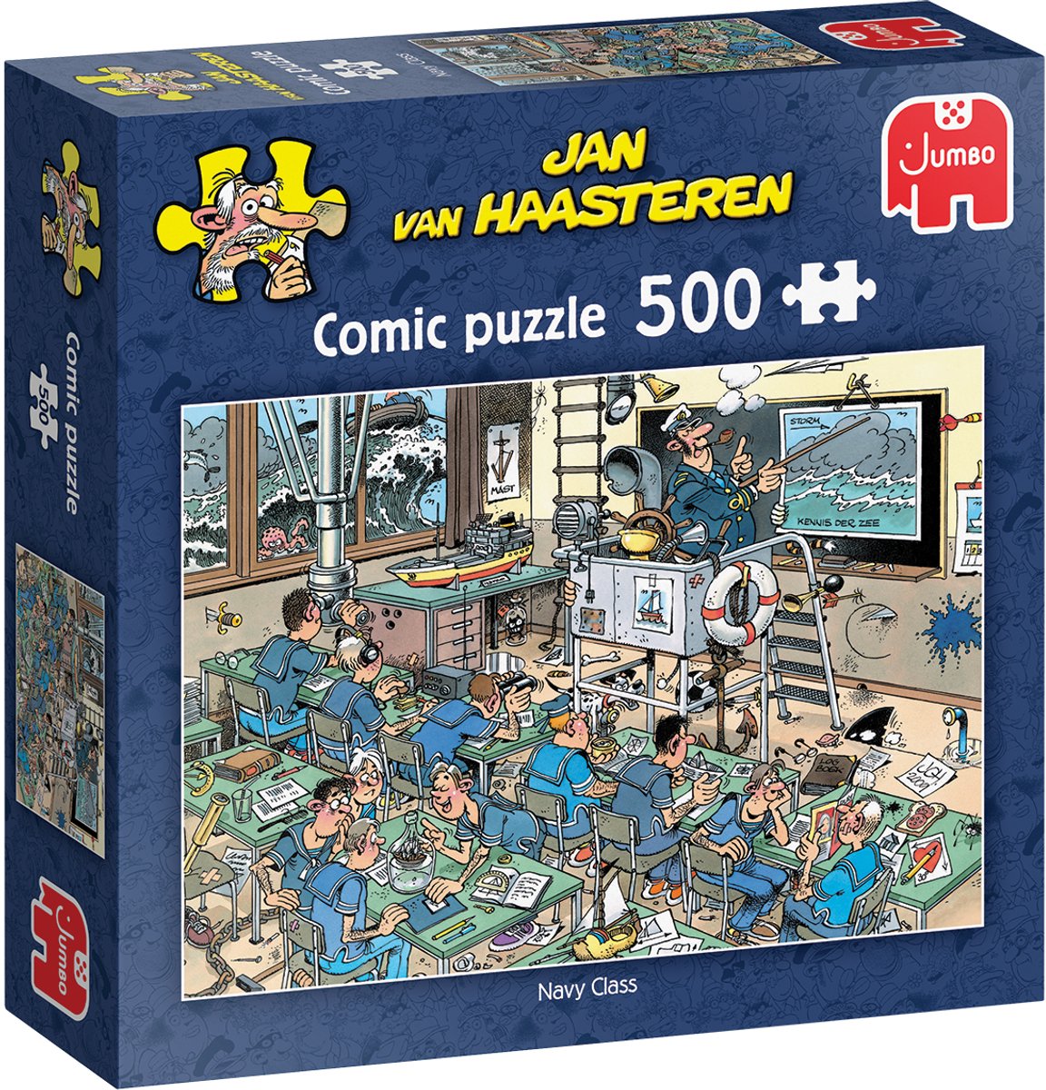 Jan van Haasteren Navy Class comic puzzle marine klas 500 stukjes jumbo puzzel