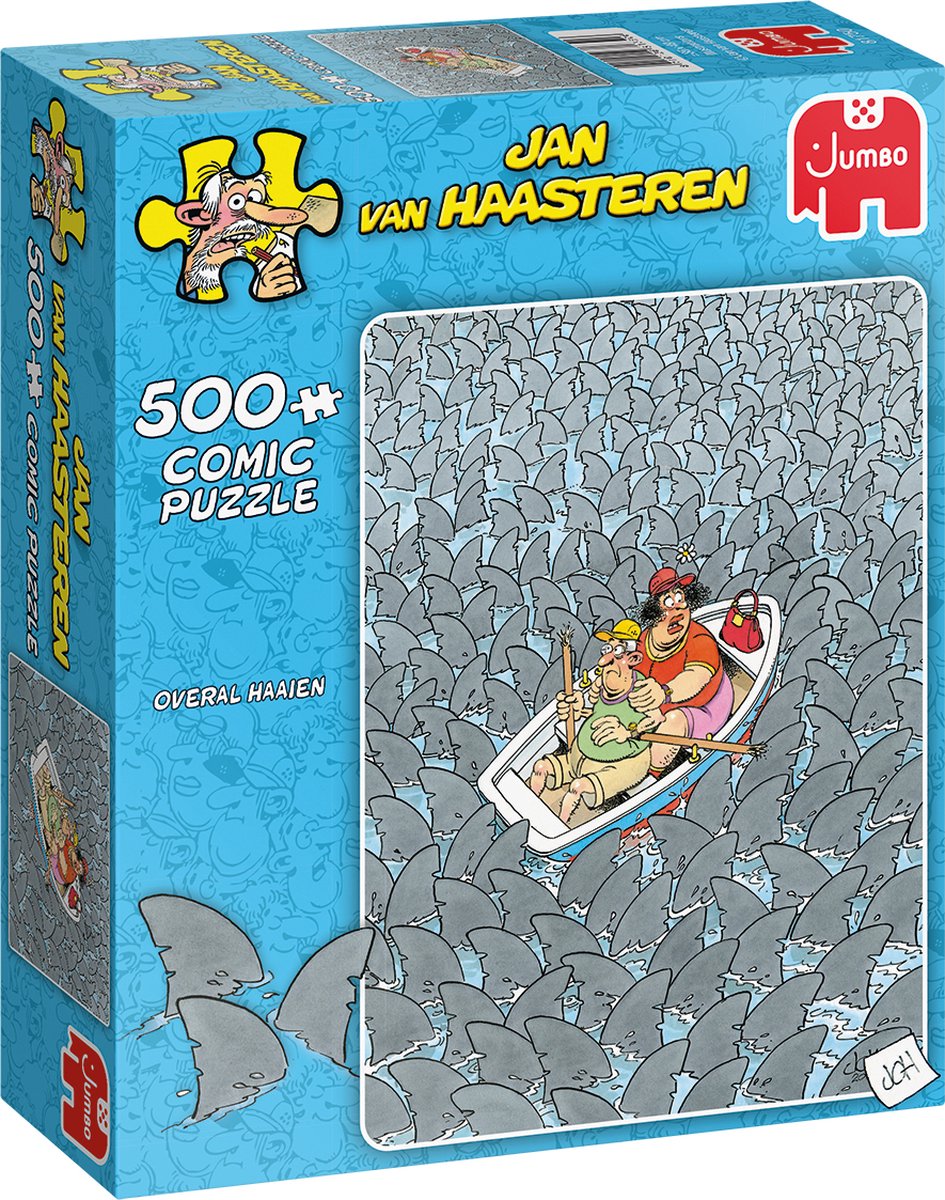 Jan van Haasteren Overal Haaien Special 2020 500pcs Legpuzzel 500 stuk(s) Strips