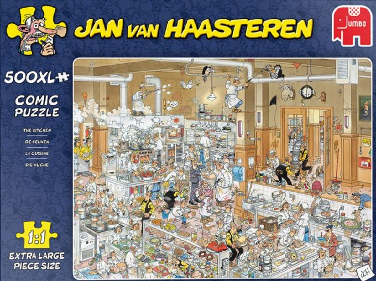 Jan van Haasteren legpuzzel De Keuken 500 XL stukjes 8710126190852