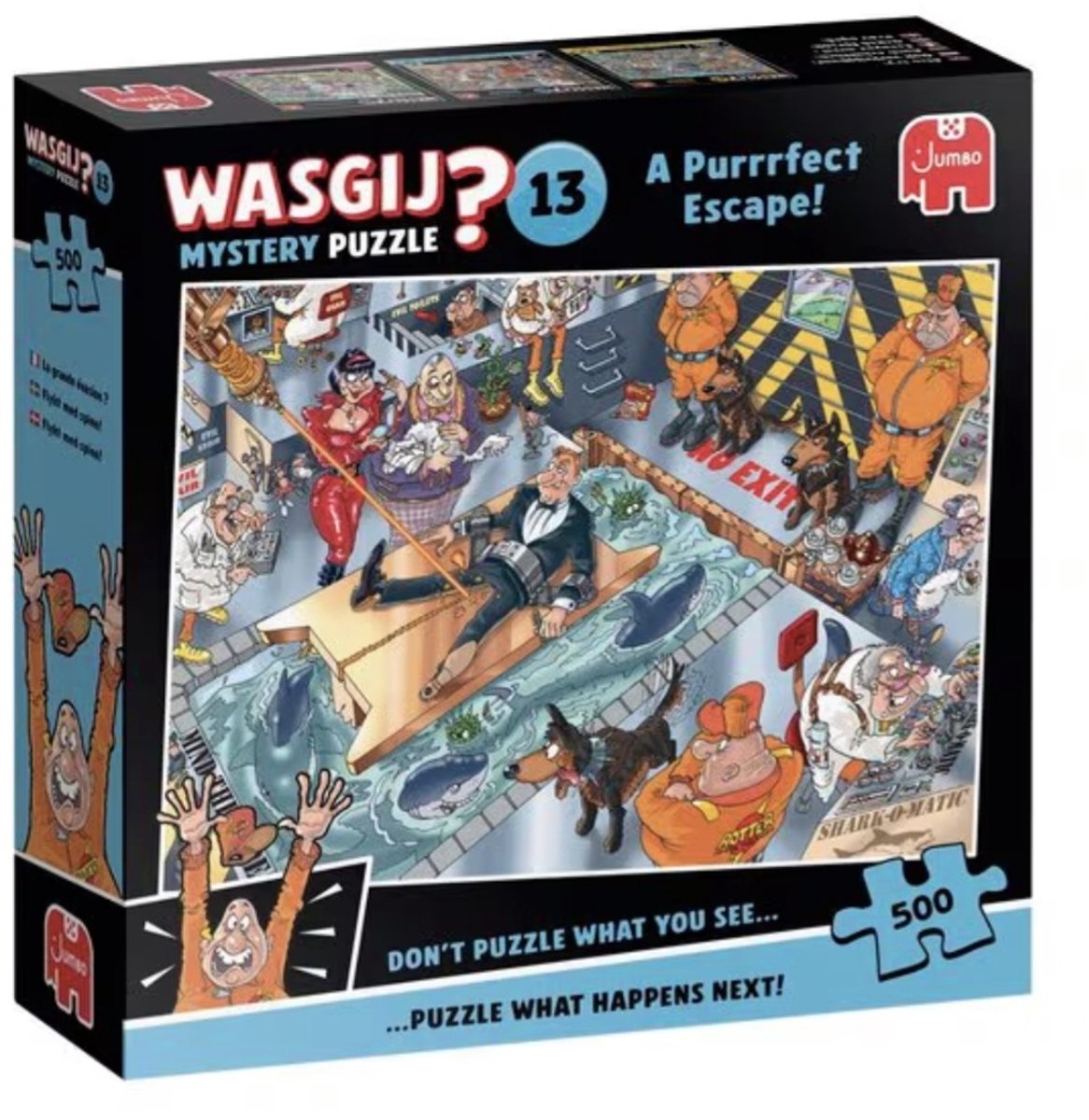   - Wasgij 13 Mystery - A Purrrfect Escape - Perrrfect ontsnapping - 500 stukje - legpuzzel