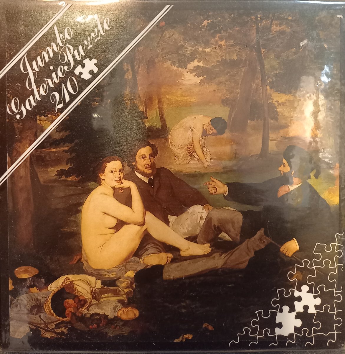   Galerie Art Puzzle - 210 Stukjes - Eduard Manet - lunch op het gras - 1381