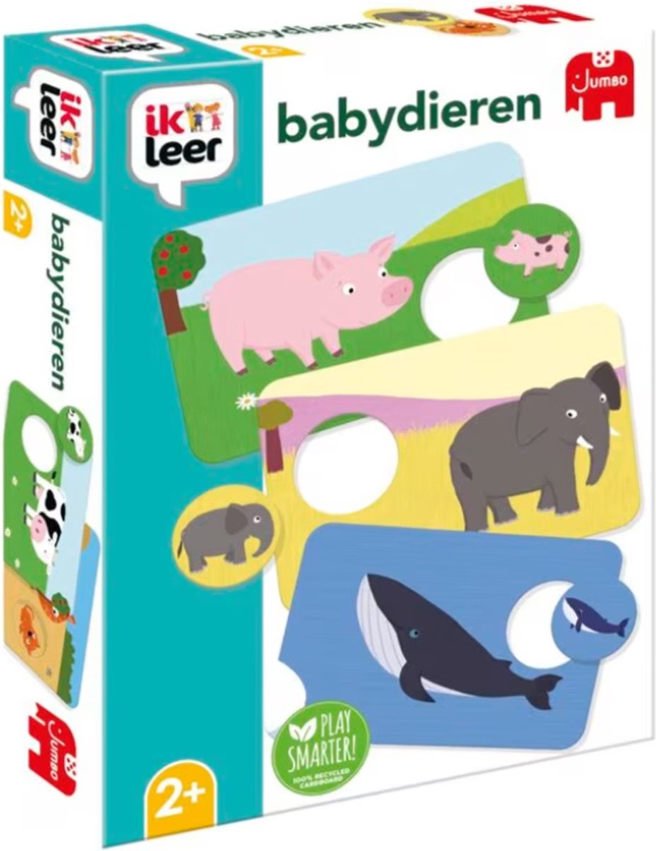   Ik Leer Babydieren - vanaf 2 jaar - Educatie spel