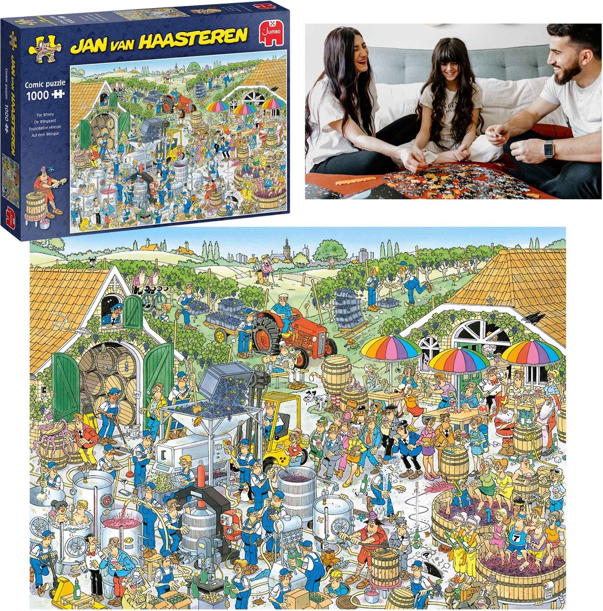   Jan van Haasteren Wijnmakerij 1000 Stukjes