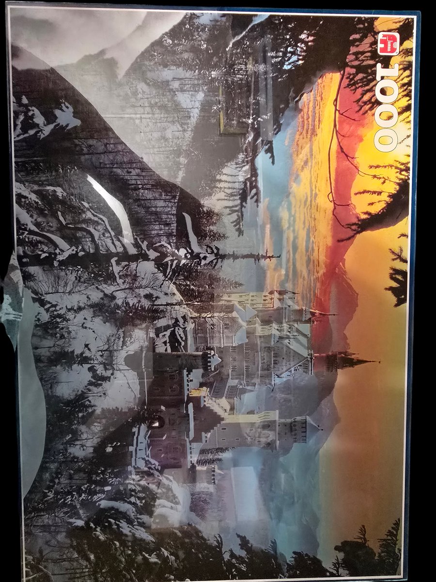   Puzzel Slot Neuschwanstein in de winter 1000