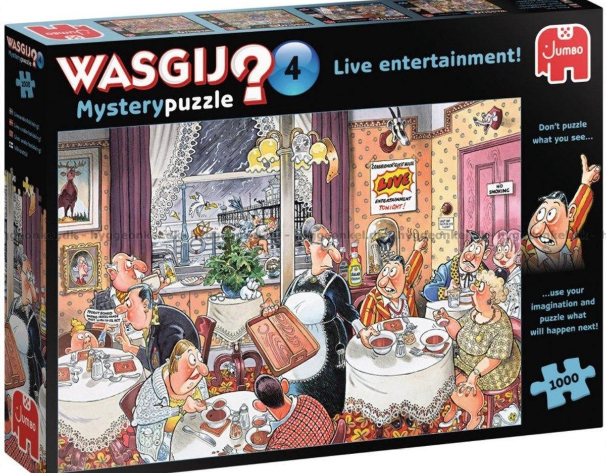   Wasgij Mystery 4 - Live Entertainment - 1000 stukjes puzzel