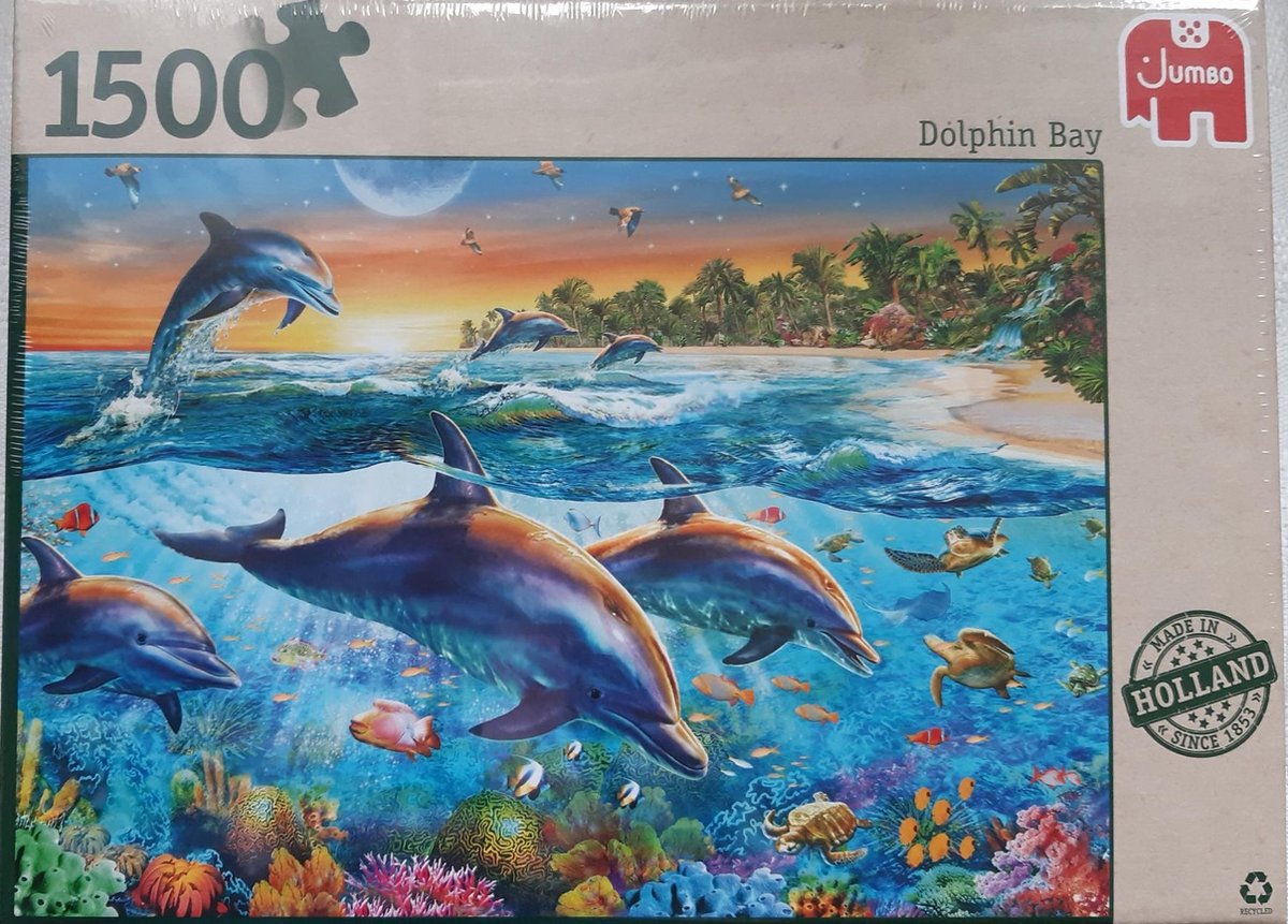   puzzel Dolphin Bay 1500 stukjes
