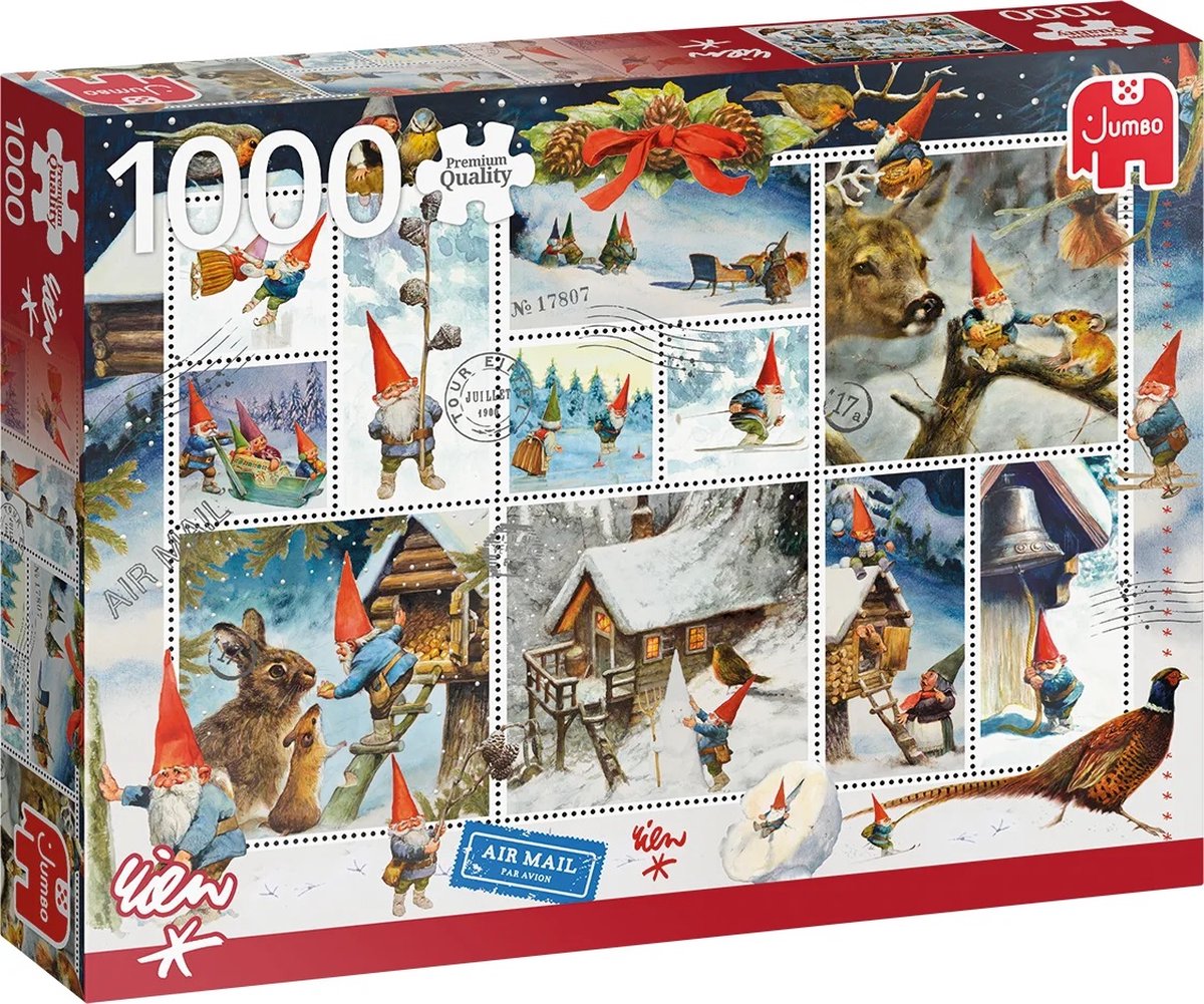 Rien Poortvliet Kerst Met De Kabouters Puzzel 1000 Stukjes