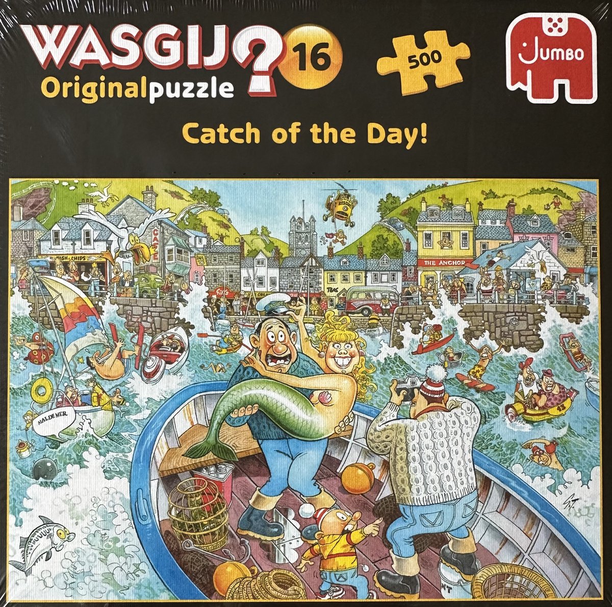 Wasgij? 16 Original puzzle Catch of the day! Vangst van de dag jumbo puzzel 500 stukjes