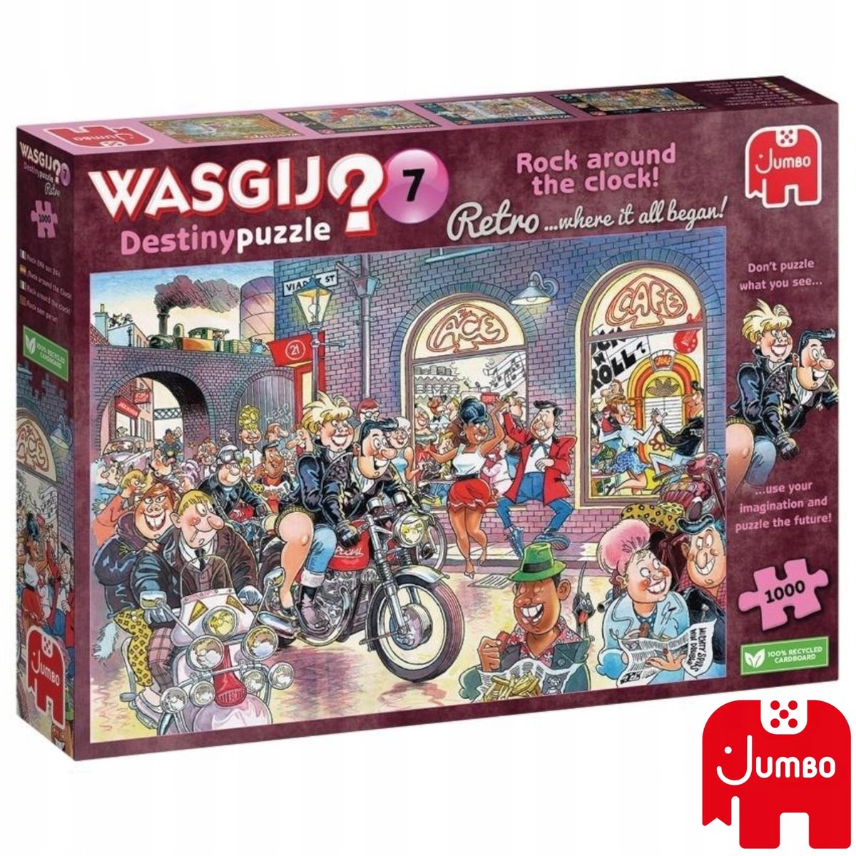 Wasgij Destiny 1000 Retro Rock Around The Clock Puzzel