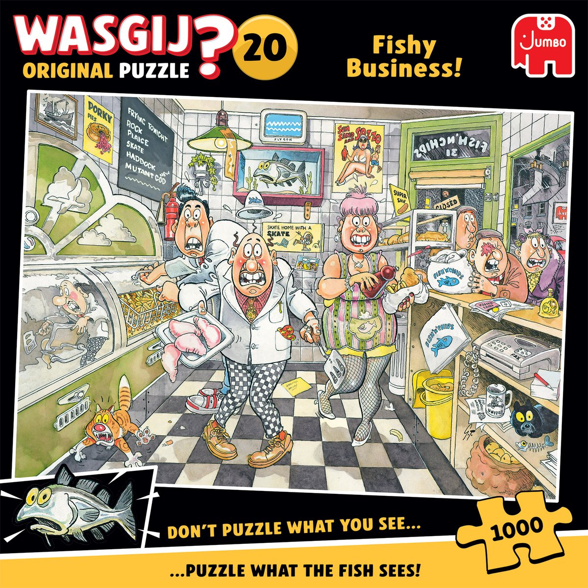 Wasgij Original 20 - Fishy Business! - 1000 stukjes