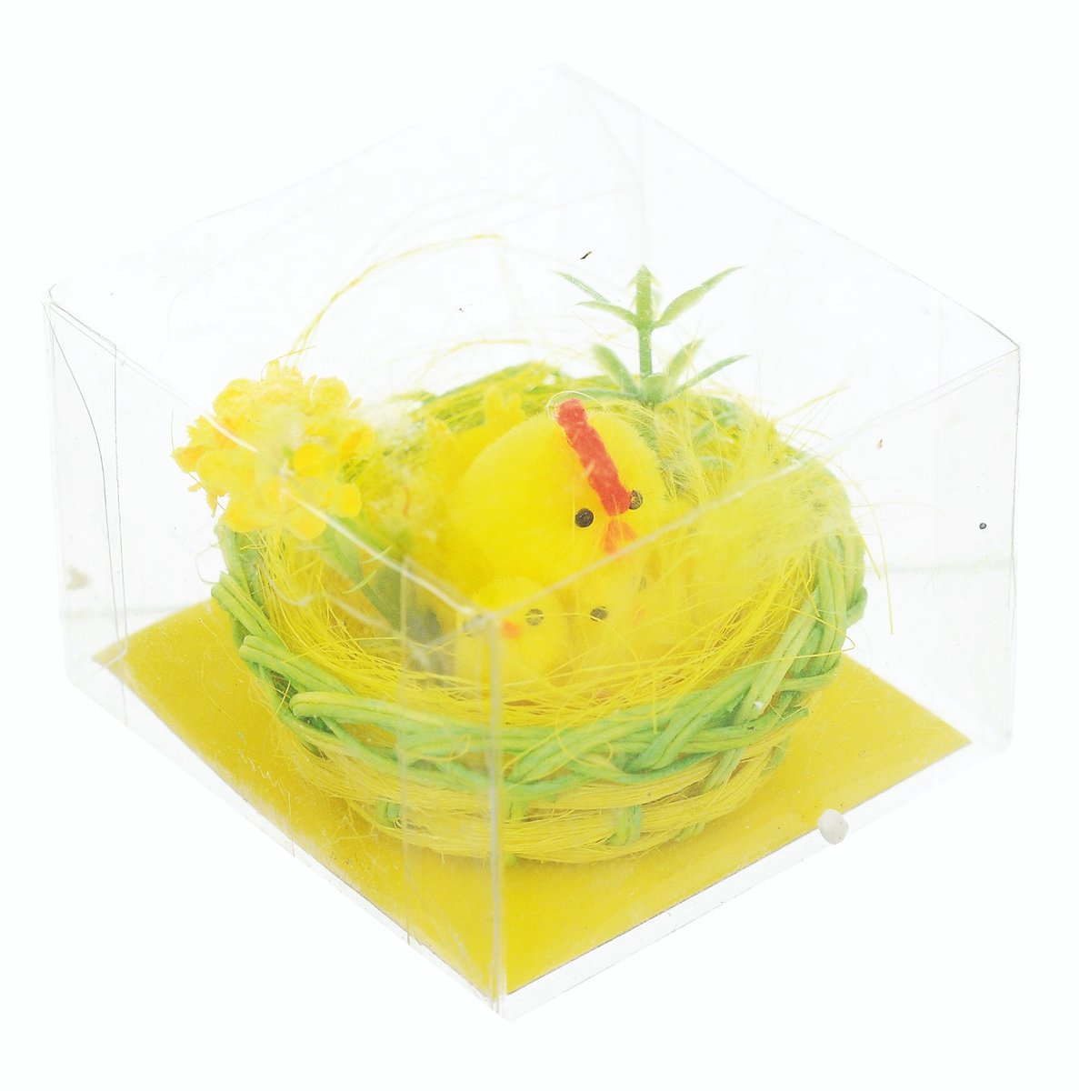 Paaskuikens in een nestmix van patronen