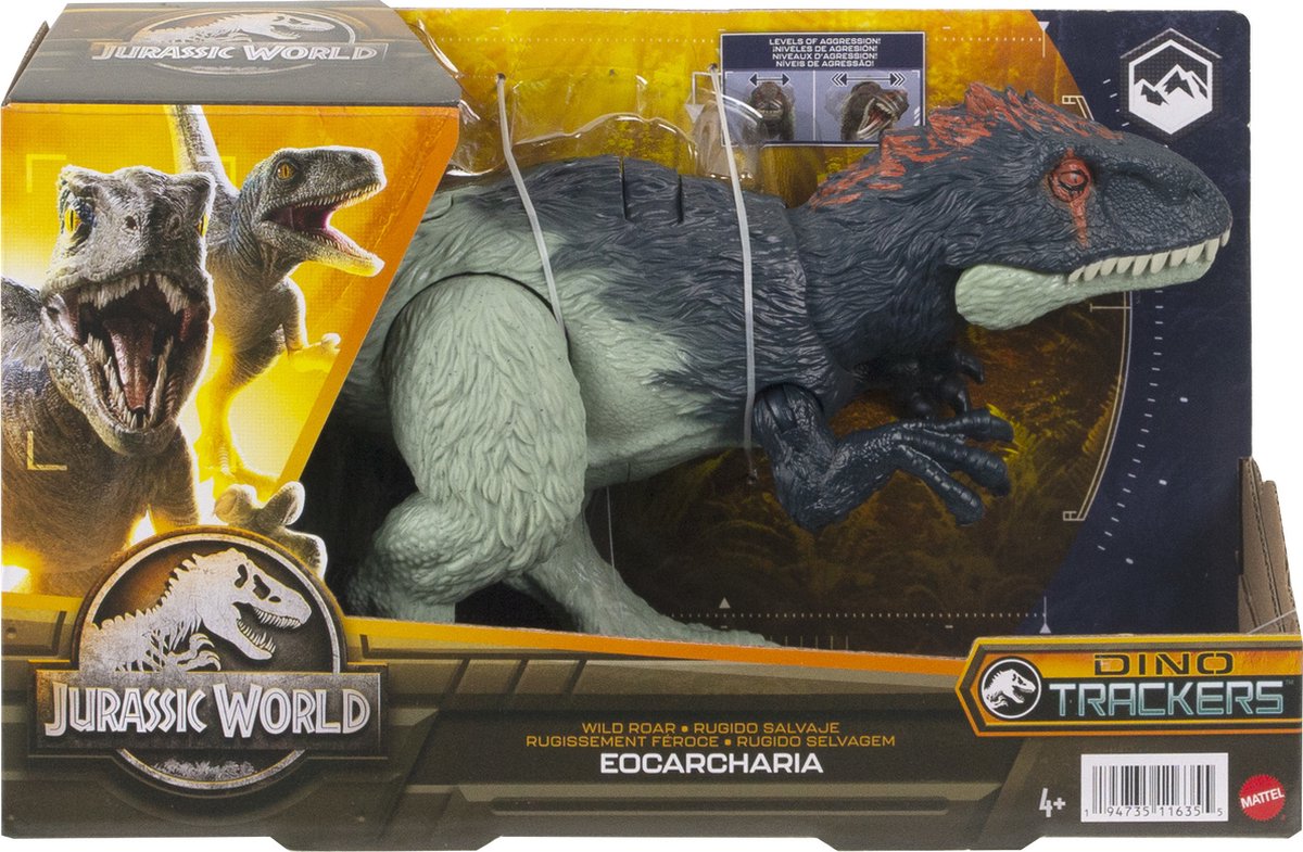 Jurassic World Dominion Dino Trackers Wild Brullende Eocarcharia - Dinosaurus Speelgoed