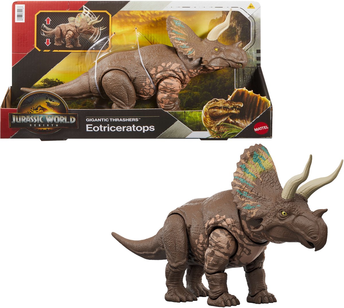 Matten Jurassic World - Gigantic Action Eotriceratops.