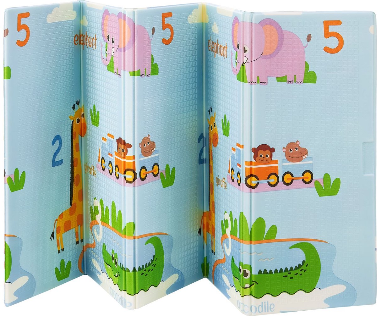 Kinder Speelmat / Speelkleed Stella - 180 x 200 cm - Blauw