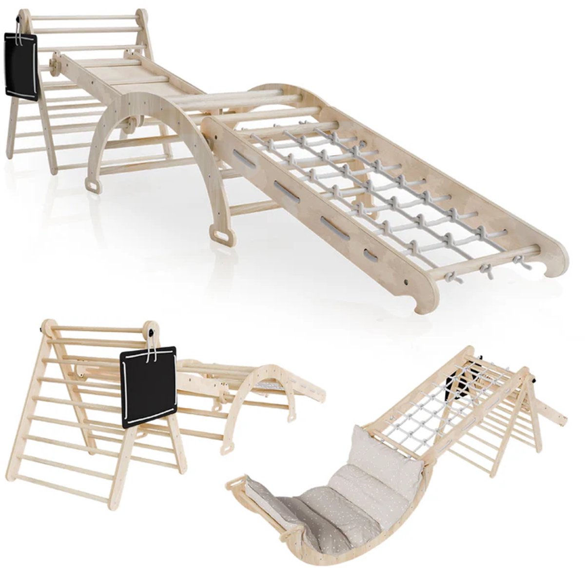 Klimdriehoek Movario - Incl. Kussen - 107x58cm - Groot