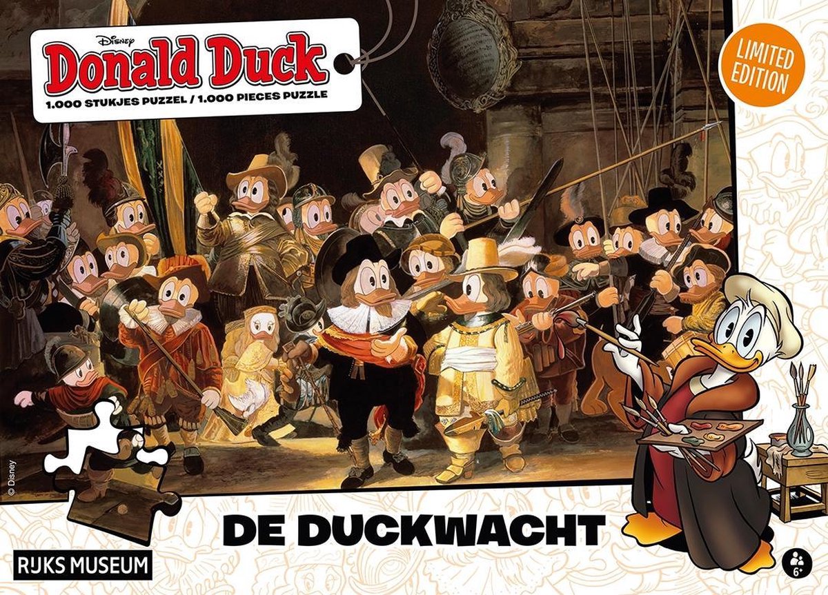 Donald Duck puzzel De Duckwacht