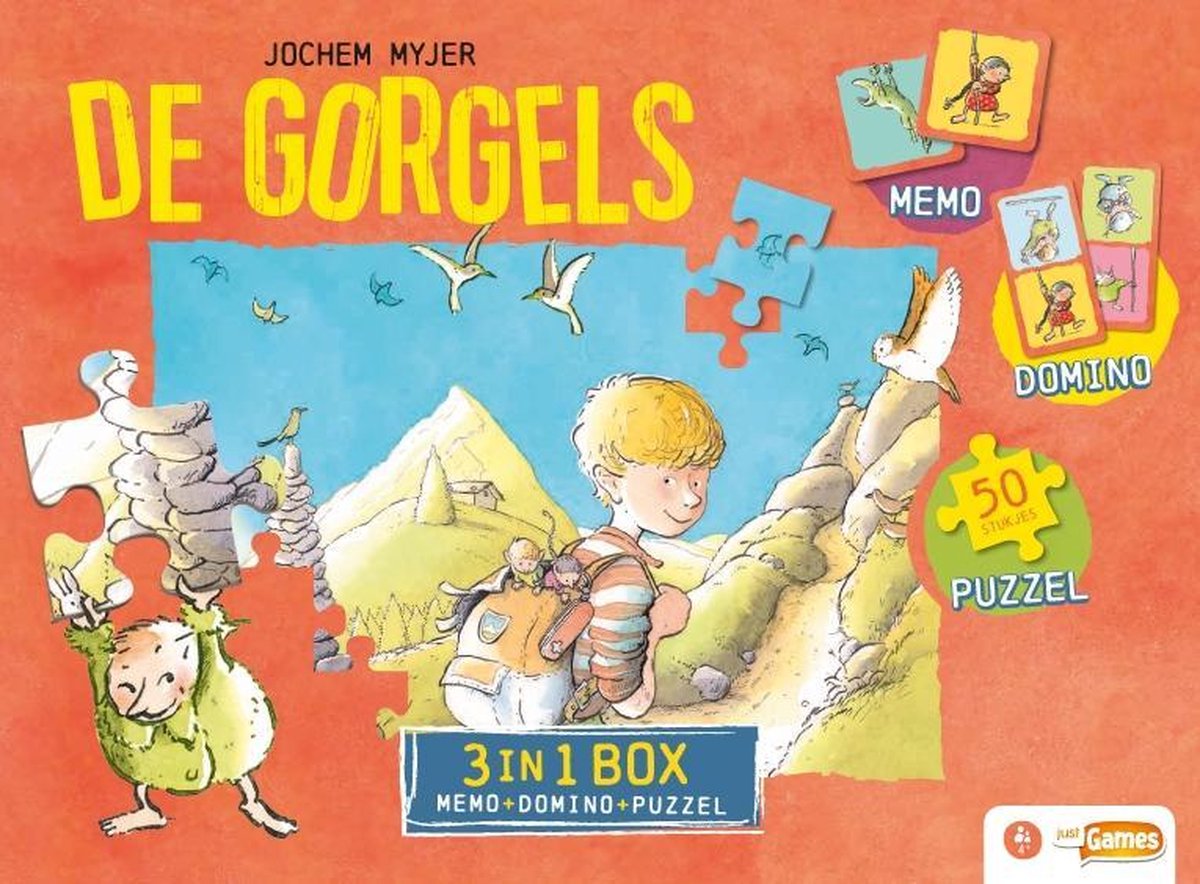 Gorgels 3-in-1 Box - Puzzel+Memo+Domino