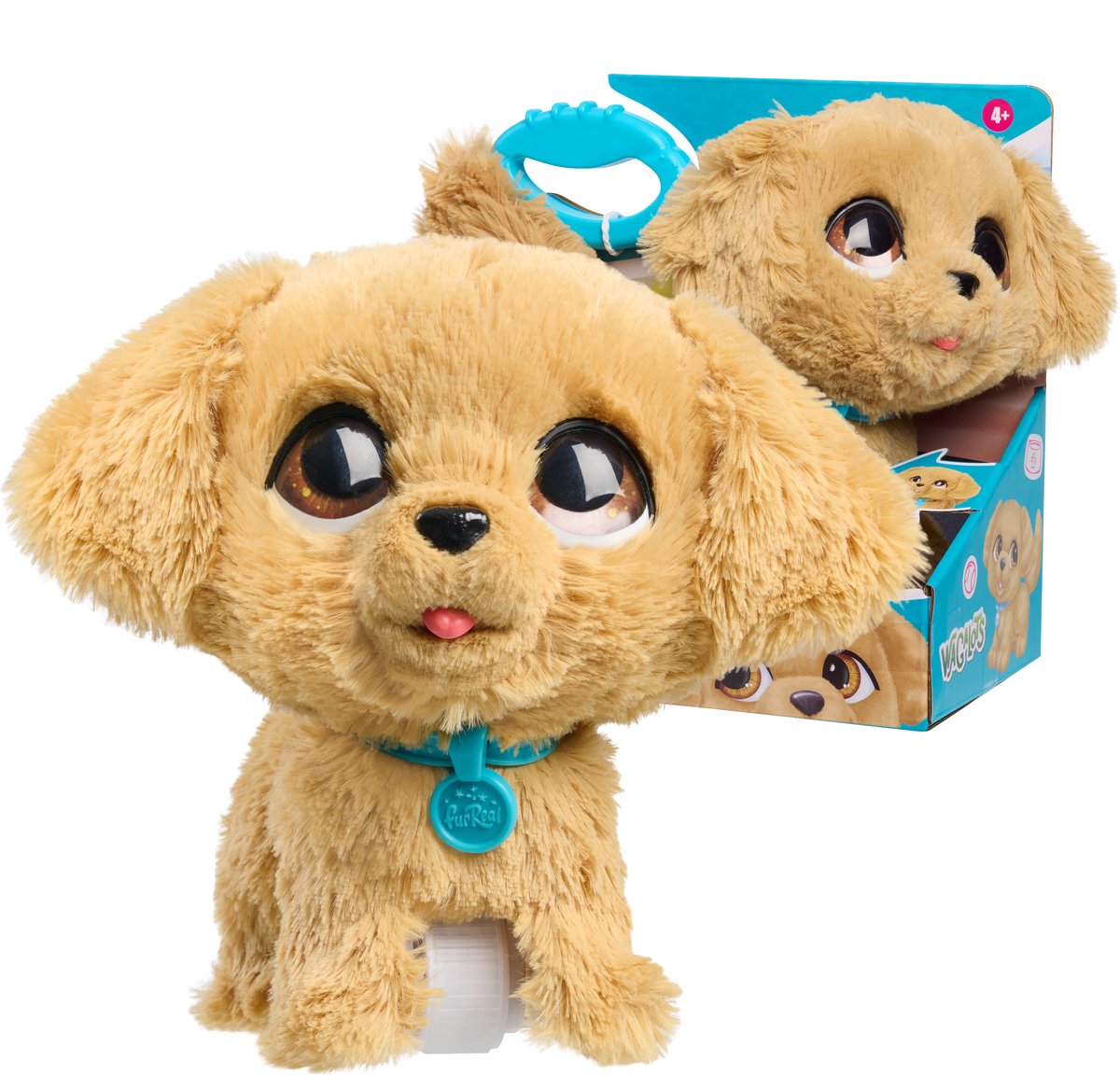 FurReal WagaLots Golden Retriever - Interactieve pluchen knuffel