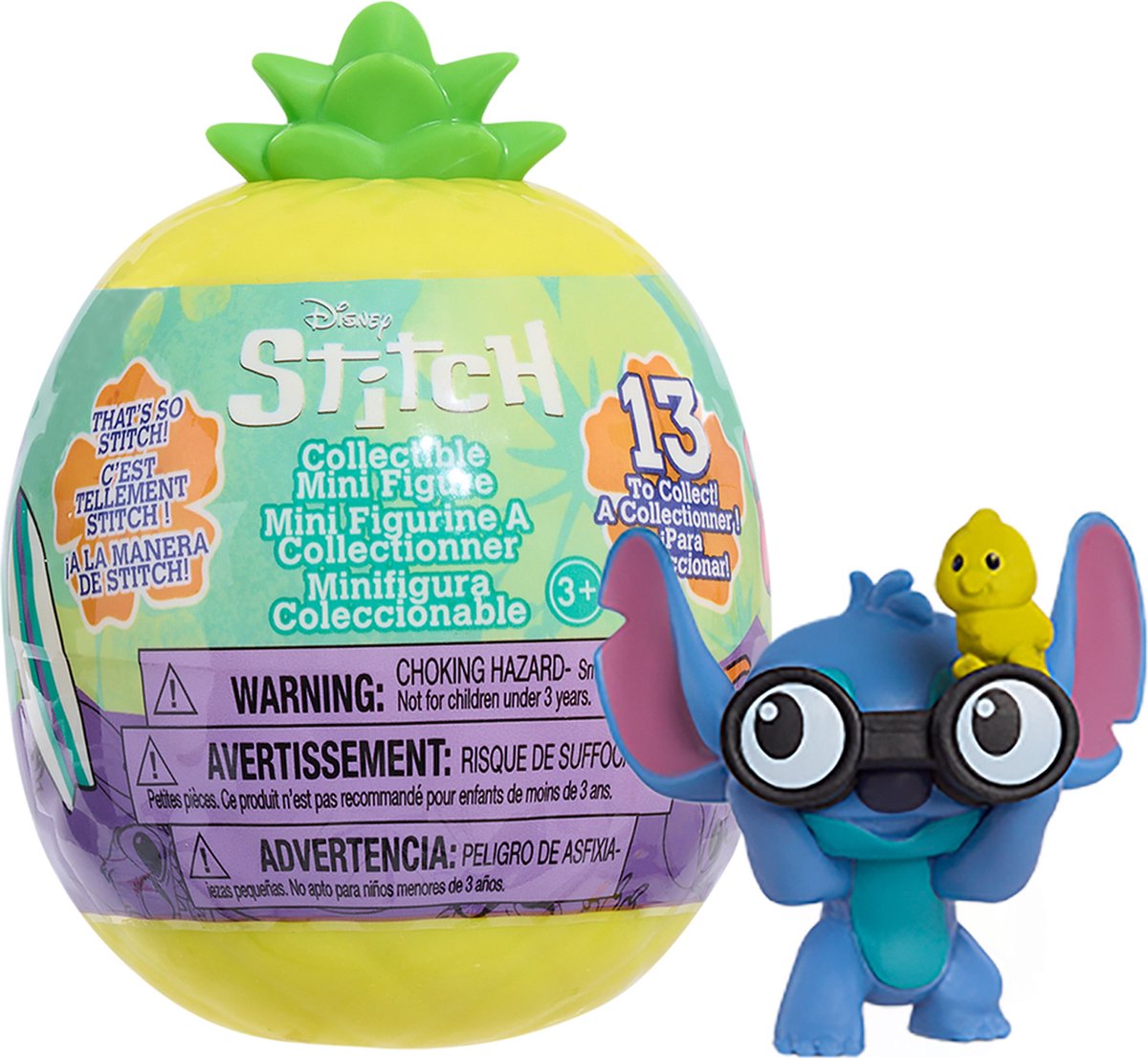 Stitch - Collectable mini Figuren in een capsule - 13 te verzamelen