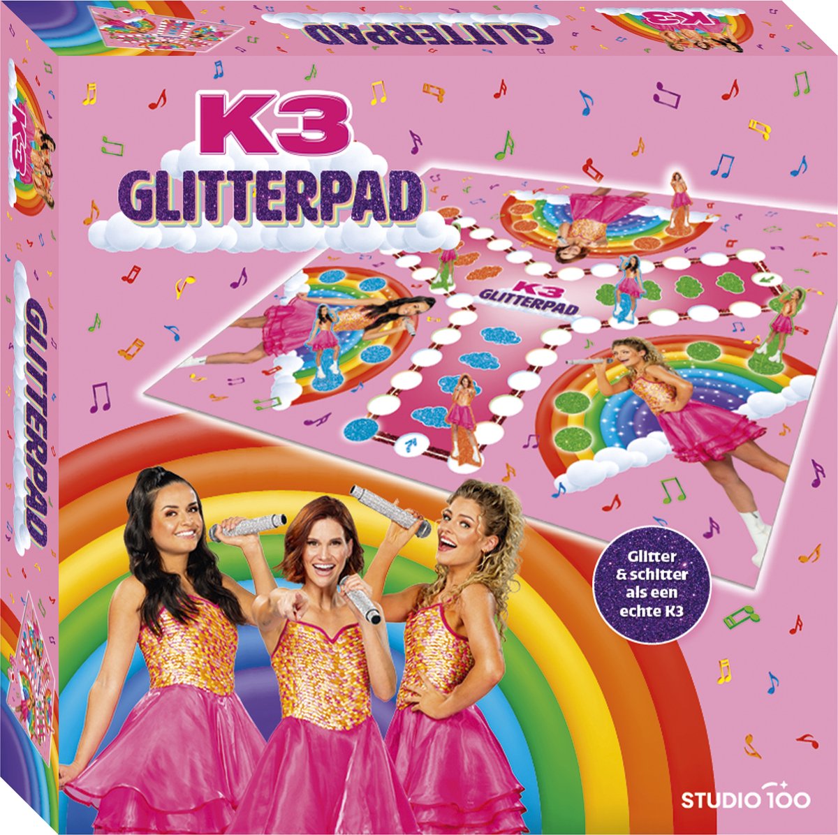 K3 - Bordspel - Glitterpad