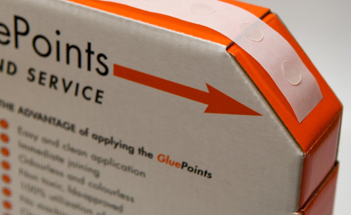 lijm puntjes / glue dots  -10 mm rond - 1000 stuks