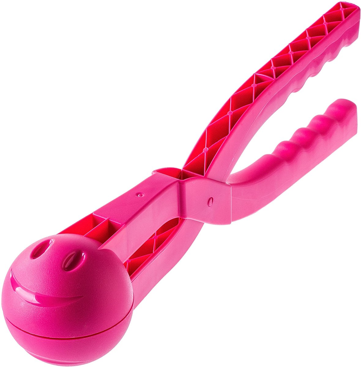   Sneeuwbalvormer, sneeuwbaltang van robuust kunststof, sneeuwbalspeelgoed voor onvergetelijke winterdagen, sneeuwbalmakers (roze)