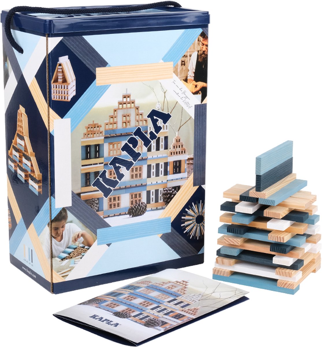 KAPLA - KAPLA Doos - Constructiespeelgoed - WINTER DOOS - 200 Plankjes