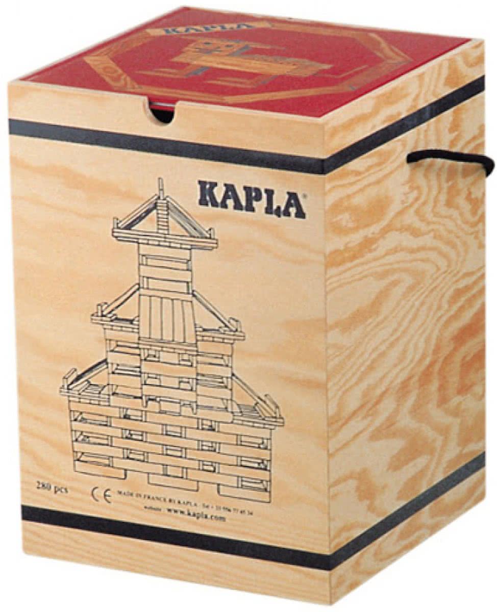 KAPLA Blank + Voorbeeldboek Deel 1 - 280 Plankjes