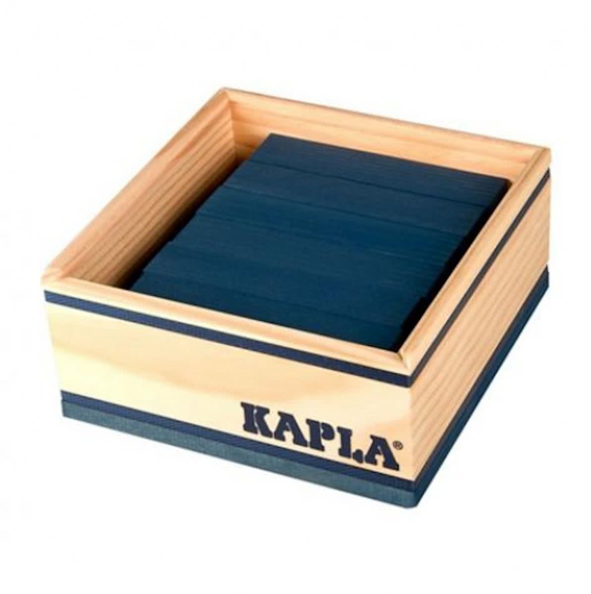 KAPLA Kleur - 40 Plankjes - Donkerblauw