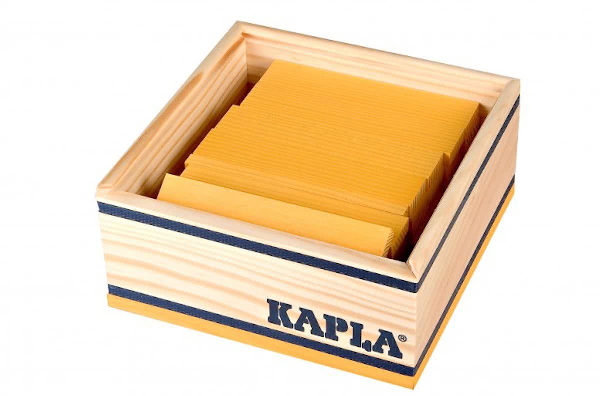 KAPLA Kleur - 40 Plankjes - Geel